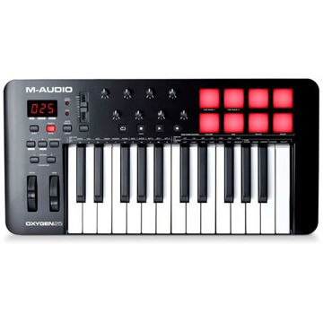 M-Audio Oxygen 25-Key USB MIDI Keyboard Controller in india features reviews specs