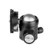 Leofoto NB-46 Pro ballhead with panning clamp and NP-60 Plate in India imastudent.com