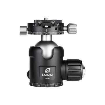 Leofoto NB-40 Pro ballhead with panning clamp and NP-50 Plate in India imastudent.com