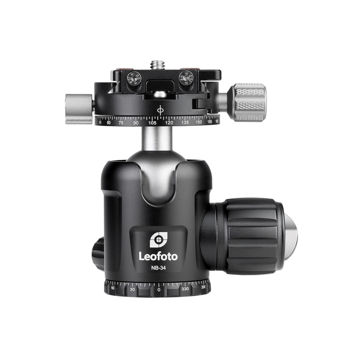 Leofoto NB-34 Pro ballhead with panning clamp and NP-50 Plate in India imastudent.com