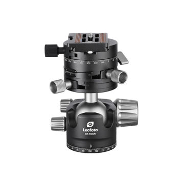 Leofoto LH-40GR Panorama Geared Ball Head with Panning clamp in India imastudent.com