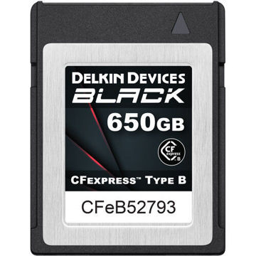 Delkin Devices 650GB BLACK CFexpress Type B Memory Card in India imastudent.com