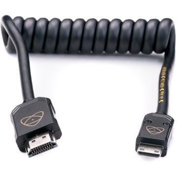 Atomos AtomFLEX Coiled Mini-HDMI to HDMI Cable in India imastudent.com