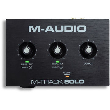 M-Audio M-Track Solo Desktop 2x2 USB Audio Interface price in india features reviews specs