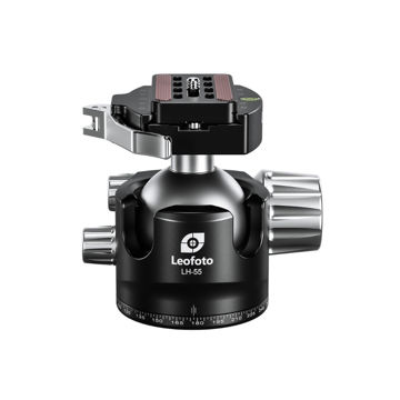 Leofoto LH-55LR + NP-50 Low Profile Ball Head with Plate in India imastudent.com