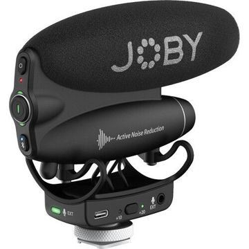 JOBY JB01715 Wavo PRO Hybrid Analog/USB Camera-Mount Shotgun Microphone in India imastudent.com
