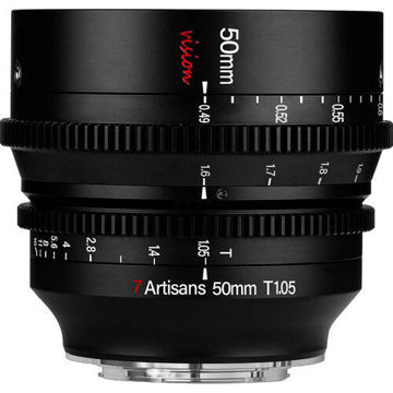 7artisans 50mm T1.05 Vision Cine Lens X Mount in India imastudent.com