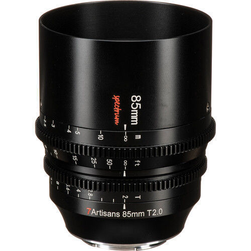 Buy 7artisans 85mm T2.0 Spectrum Cine Lens E Mount at Lowest