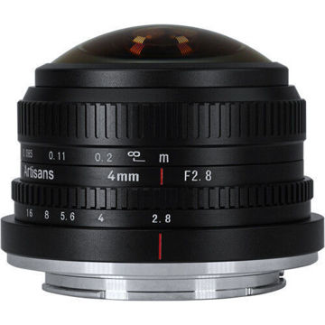 7artisans 4mm f/2.8 Fisheye Lens for Canon EF-M in India imastudent.com