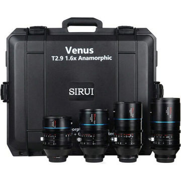Sirui T2.9 1.6x Full-Frame Anamorphic 4-Lens Set (35/50/75/100mm, L-Mount) in India imastudent.com