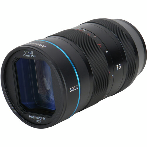 Buy Sirui 75mm f/1.8 1.33x Anamorphic Lens (Fuji X) at Lowest