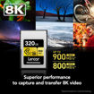 Lexar 320GB Professional CFexpress Type A Card GOLD Series with Card Reader in India imastudent.com