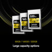 Lexar 320GB Professional CFexpress Type A Card GOLD Series with Card Reader in India imastudent.com