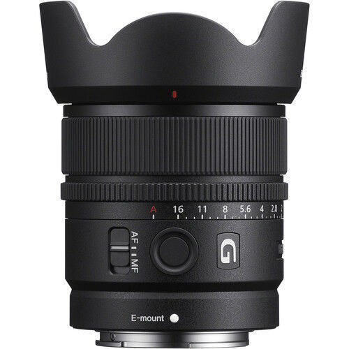 Sony Alpha ZV-E10 Mirrorless Digital Camera Body (Black) with Sony E 15mm  f/1.4 G Lens