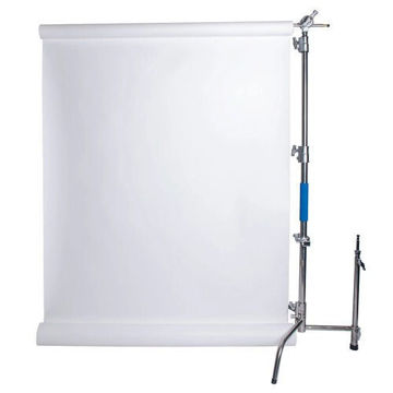Savage C-Stand Kit with 53" x 18' White Seamless Paper in India imastudent.com