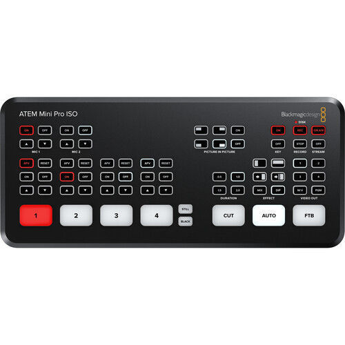 Buy Blackmagic Design ATEM Mini Pro ISO HDMI Live Stream Switcher