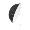 Jenie VENUS Deep Parabolic Umbrella 130cm White in India imastudent.com