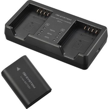 OM System SBCX-1 Lithium-Ion Battery and Charger Kit in India imastudent.com