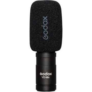 Buy Godox VD-Mic Ultracompact Camera-Mount Shotgun Microphon in India imastudent.com