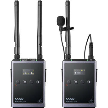 Buy Godox WMicS1 Pro Kit 1 Camera-Mount Wireless Omni Lavalier Microphone System (514 to 596 MHz) in India imastudent.com