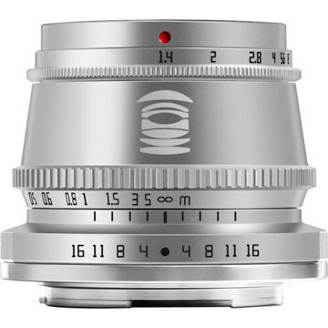 TTArtisan 35mm f/1.4 Lens for Canon EF-M Silver in India imastudent.com