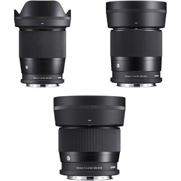 Sigma 16mm, 30mm, and 56mm f/1.4 DC DN Contemporary Lenses Kit for Leica L in India imastudent.com