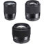 Sigma 16mm, 30mm, and 56mm f/1.4 DC DN Contemporary Lenses Kit for Sony E in India imastudent.com