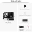 Zhiyun MOLUS G60 Bi-Color Mini COB Monolight in India imastudent.com