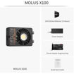 Zhiyun MOLUS X100 Bi-Color Pocket COB Monolight in India imastudent.com