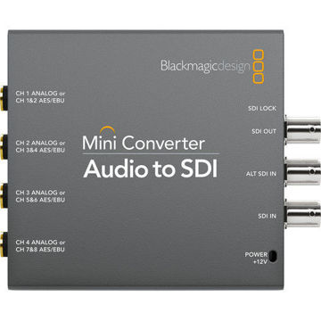 Blackmagic Design Audio to SDI Mini Converter in India imastudent.com