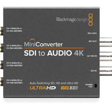 Blackmagic Design Mini Converter SDI to Audio 4K in India imastudent.com