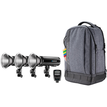 Westcott FJ200 Strobe 3-Light Backpack Kit price in india features reviews specs