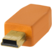 Tether Tools TetherPro USB 2.0 Type-A to 5-Pin Mini-USB Cable (Orange, 6') price in india features reviews specs
