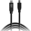 Tether Tools TetherPro USB Type-C Male to 5-Pin Mini-USB 2.0 Type-B Male Cable (15', Black) price in india features reviews specs