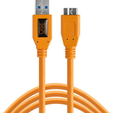 buy Tether Tools TetherPro USB 3.0 Male Type-A to USB 3.0 Micro-B Cable (6', Orange) in India imastudent.com	