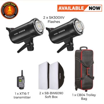 Godox SK300II-V Studio Flash Monolight (2-Light Kit) in india features reviews specs