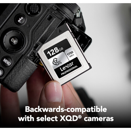 Buy Lexar 128GB Professional CFexpress Type B Card SILVER Series at