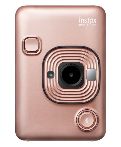 FUJIFILM INSTAX Mini LiPlay Hybrid Instant Camera (Blush Gold) in india features reviews specs