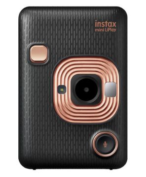 FUJIFILM INSTAX Mini LiPlay Hybrid Instant Camera (Elegant Black) in india features reviews specs