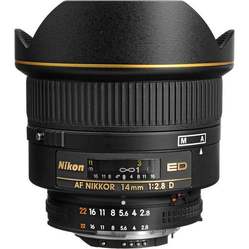 Nikon AF NIKKOR 14mm f/2.8D ED Lens in india features reviews specs