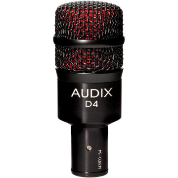 Audix D4 Hypercardioid Dynamic Drum and Instrument Microphone in india features reviews specs