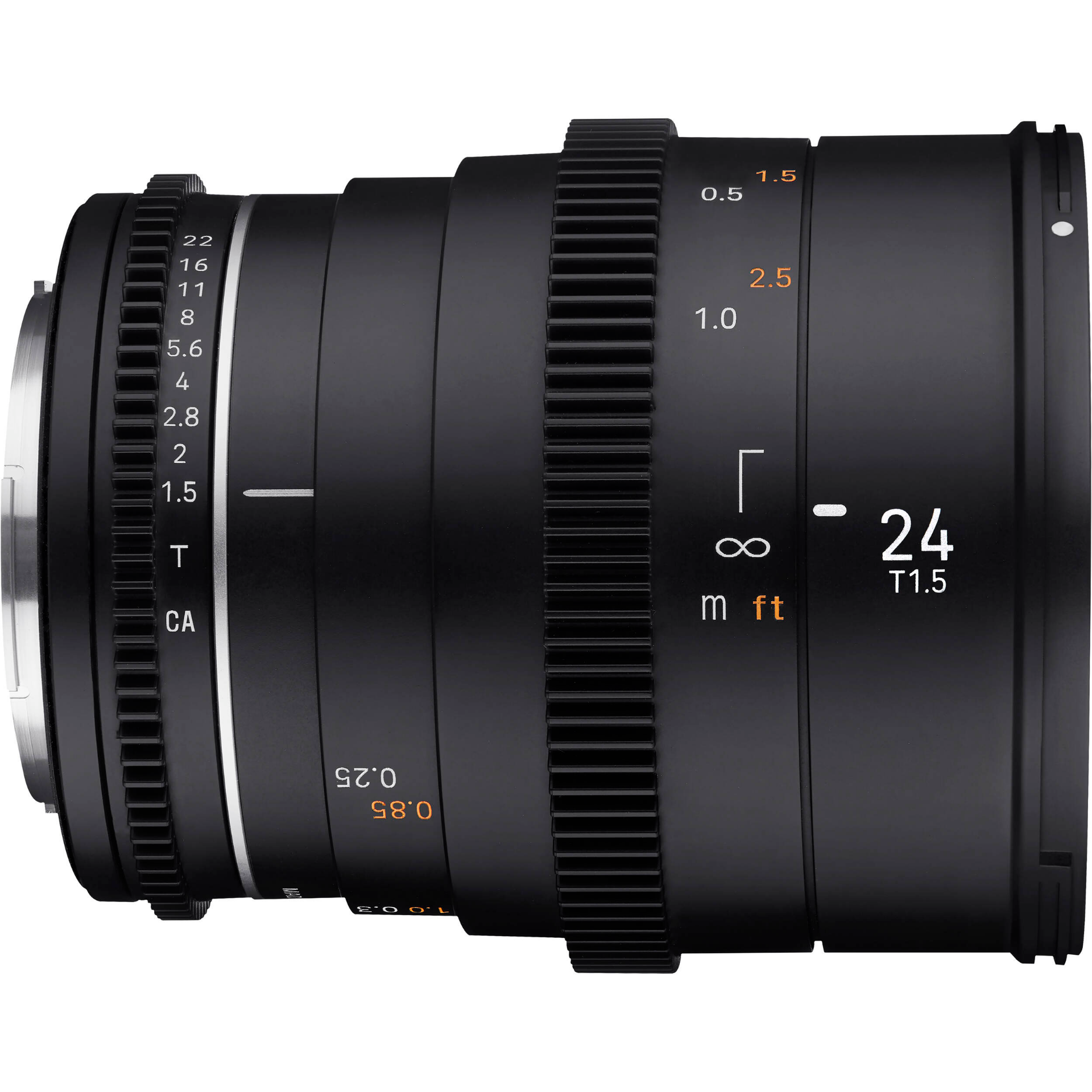 Buy Samyang 24mm T1.5 VDSLR MK2 Cine Lens For Canon EF at Lowest Price
