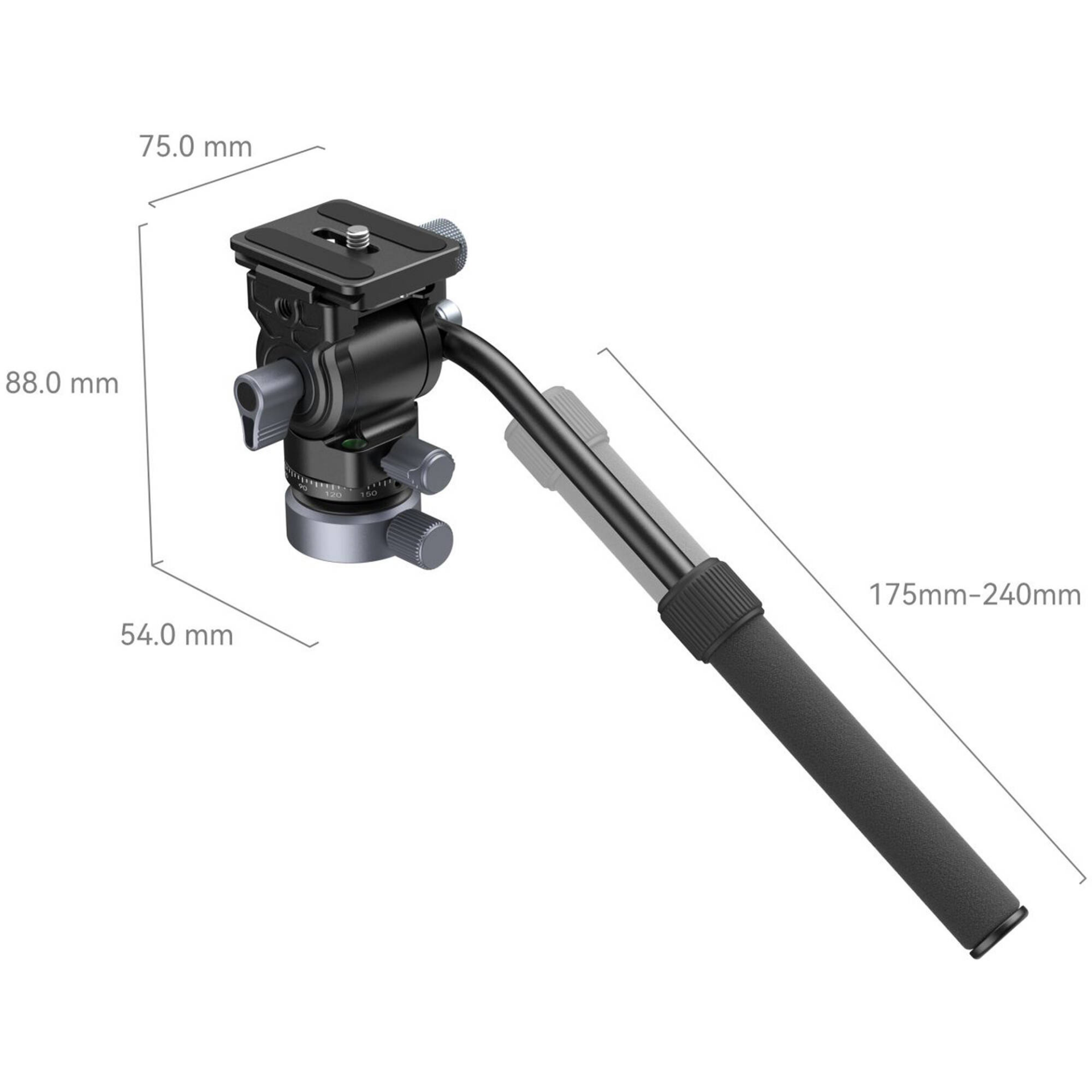 SmallRig 4170B CH20 Video Head with Leveling Base Lowest Price in India ...
