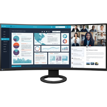 EIZO FlexScan EV3895FX-BK 37.5" Ultrawide Curved IPS Monitor india features reviews specs