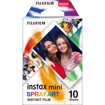 FUJIFILM INSTAX MINI Spray Art Instant Film (10 Exposures) india features reviews specs