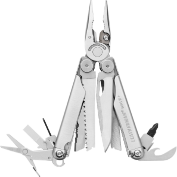 Leatherman Wave+ Multi-Tool and Black Nylon Sheath (Stainless) india features reviews specs
