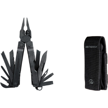 Leatherman Super Tool 300 Multi-Tool with Black Nylon Sheath (Black Oxide) india features reviews specs