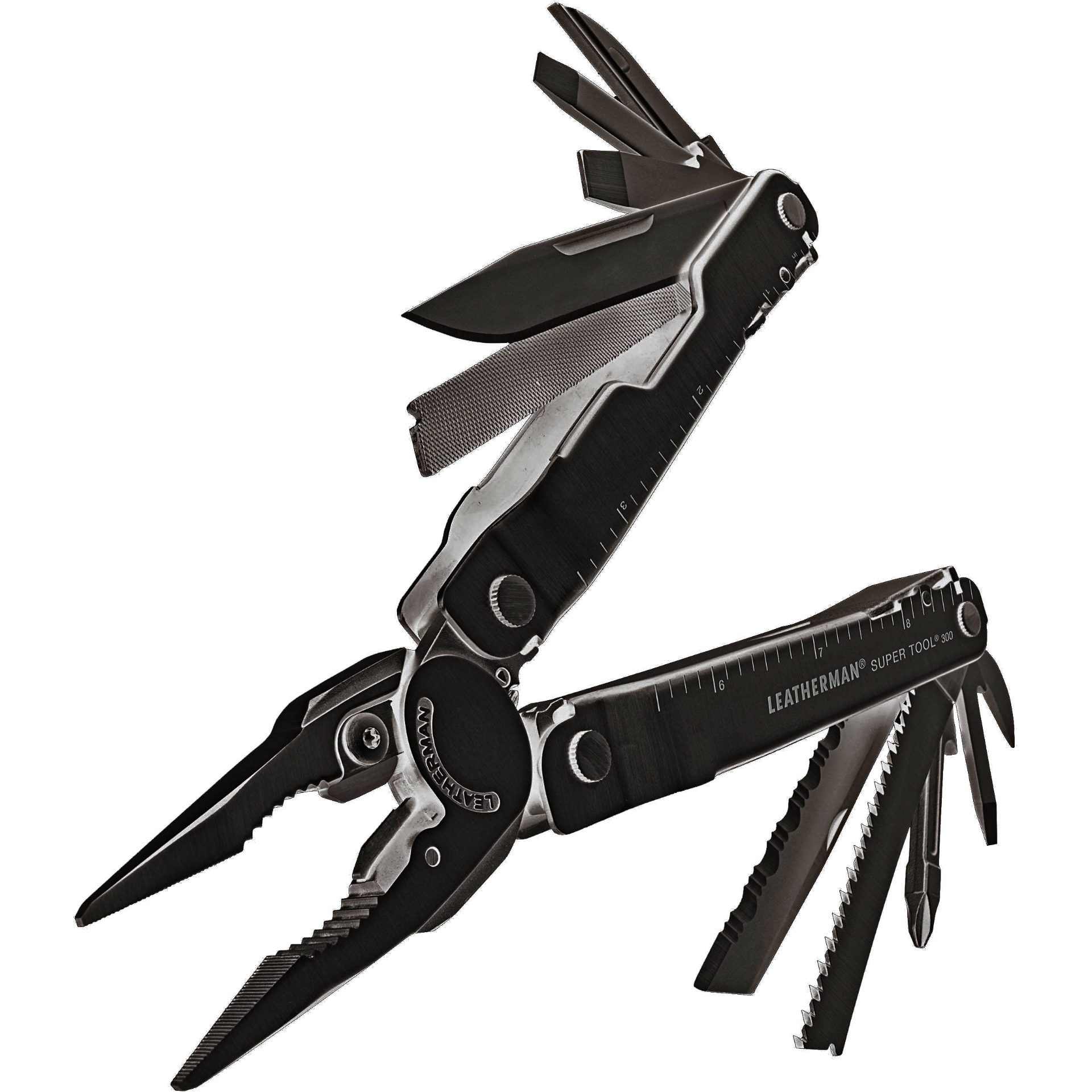 Leatherman Super Tool 300 Multi-Tool with Black Nylon Sheath (Black ...