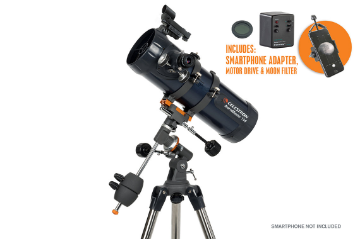 CELESTRON ASTROMASTER 114EQ WITH MOTOR DRIVE & PHONE ADAPTER india features reviews specs