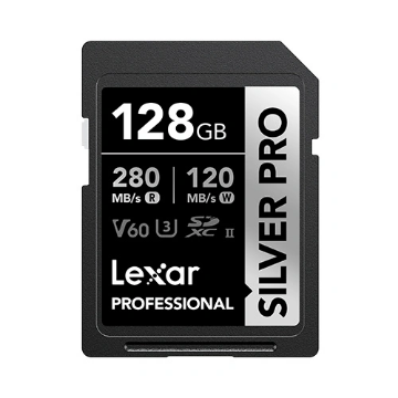 Lexar Professional 128GB SILVER PRO SDXC UHS-II Card (SILVER Series) in india features reviews specs